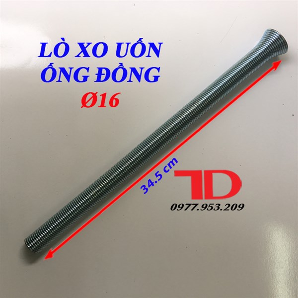 Lò xo uốn ống đồng phi 16 luồn ngoài