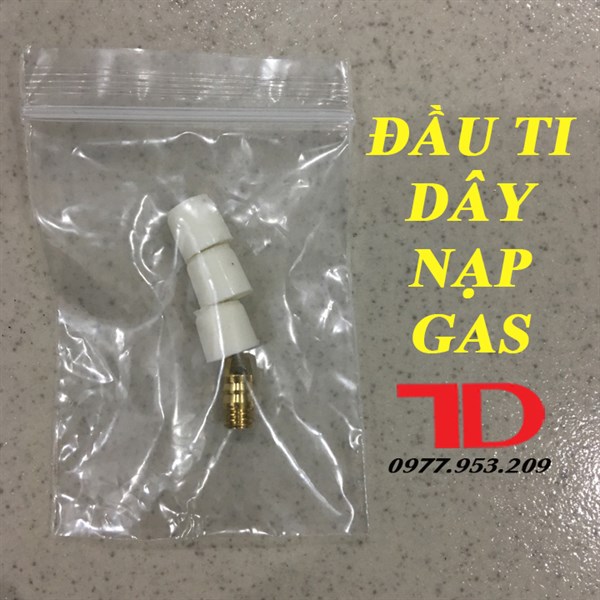 BN - Đầu ty dây nạp gas,Đầu ti dây nạp gas kèm 3 ron cao su