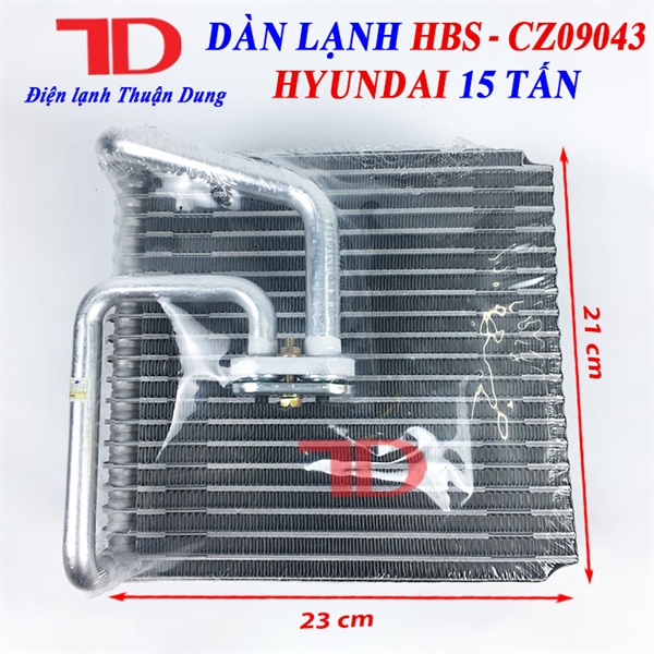 TKL - A* Dàn lạnh HBS - CZ09043 Hyundai 15 tấn đời 2010/ JAC ( 5cái/thùng )