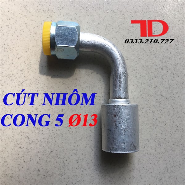 Cút nhôm cong 5 phi 13