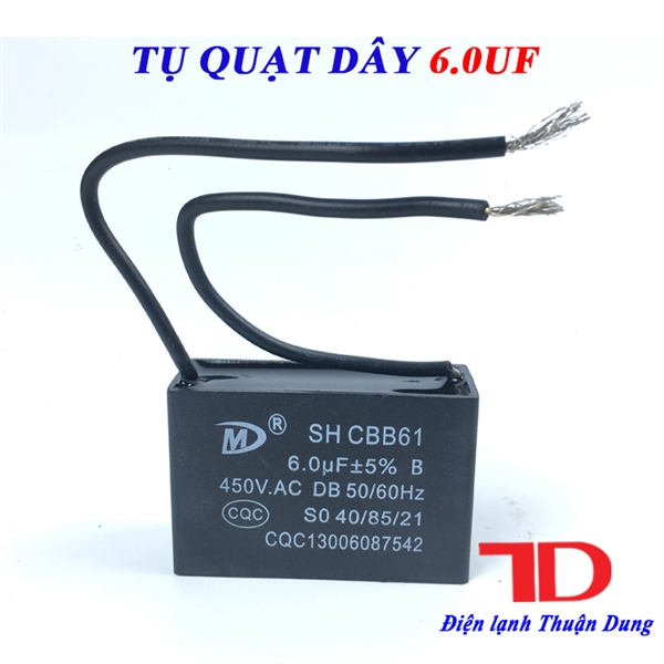 Tụ quạt dây 6.0 UF