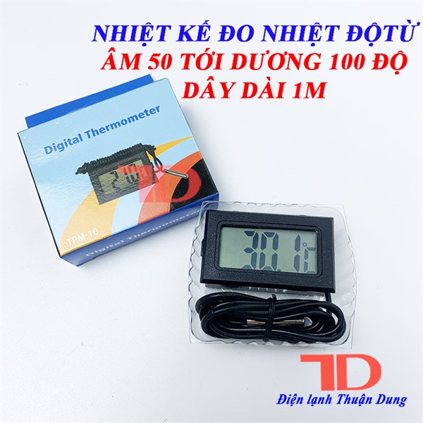 Nhiệt kế đo từ âm 50 tới dương 110 độ dây dài 1m
