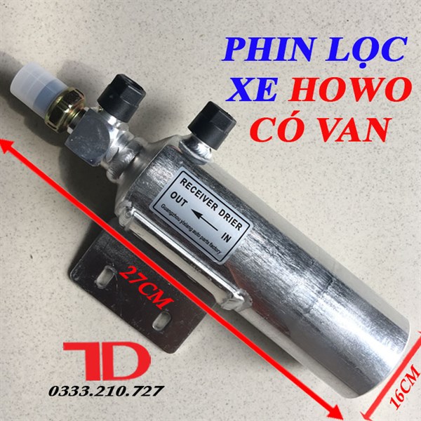 Phin lọc xe Howo có van