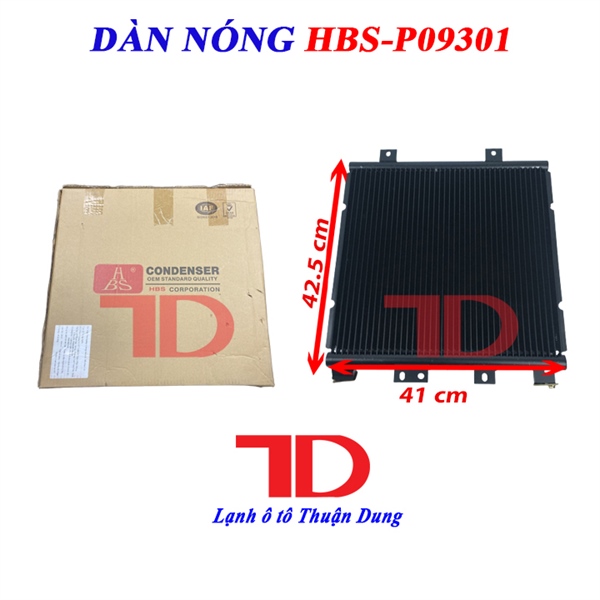 A* Dàn nóng HBS - P09301 Xe tải Thaco Olin ( 5 cái/ thùng )