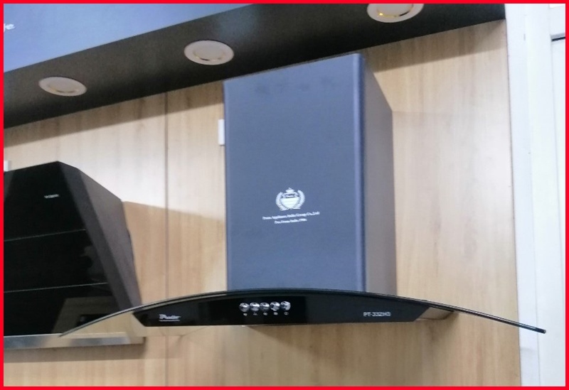 Hút mùi prato kính cong 90