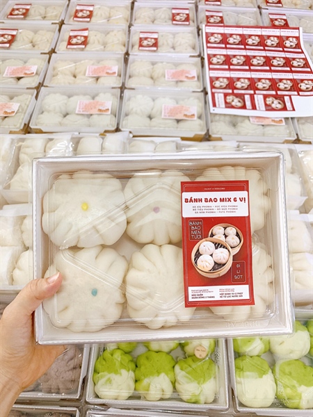 Bánh bao mix 6 vị