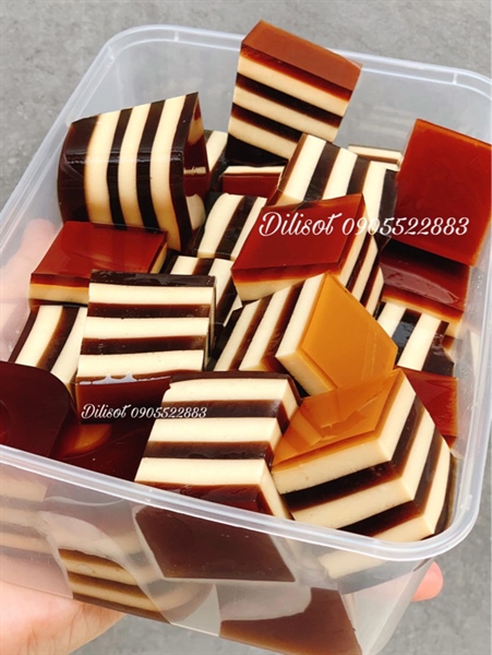 Rau câu flan cheese
