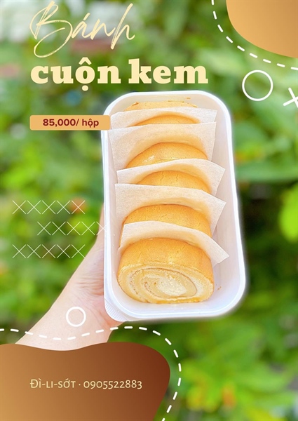 Bánh cuộn kem