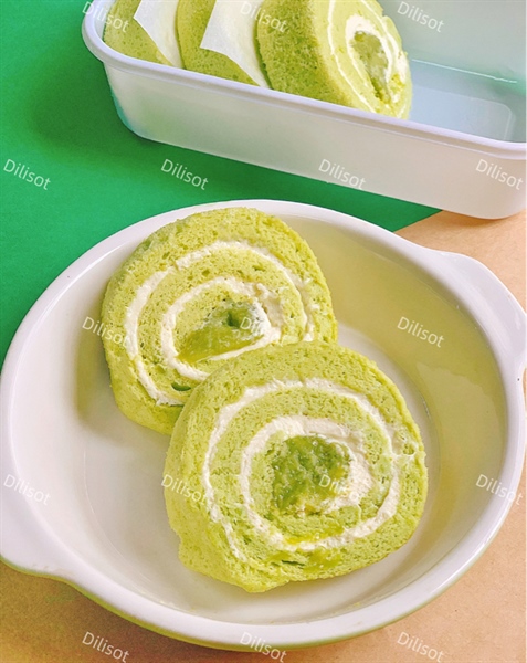 Bánh cuộn kem cốm