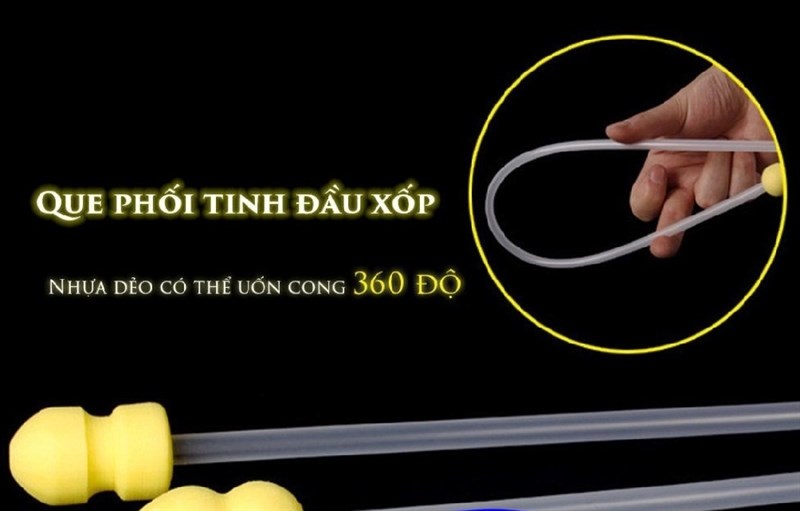 Que gieo tinh có đầu xốp