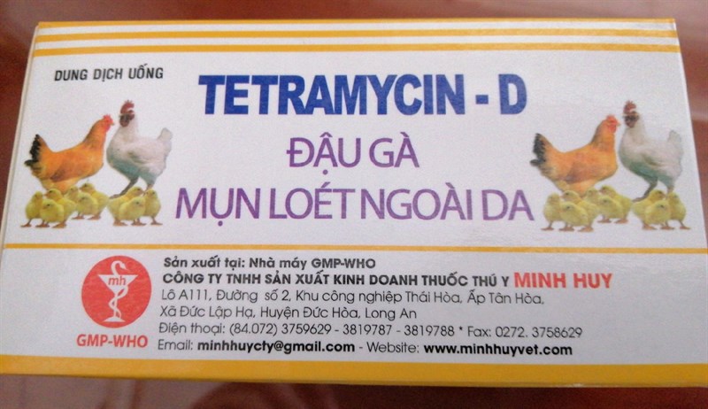 TETRAMYCIN 10ml ĐẬU GÀ