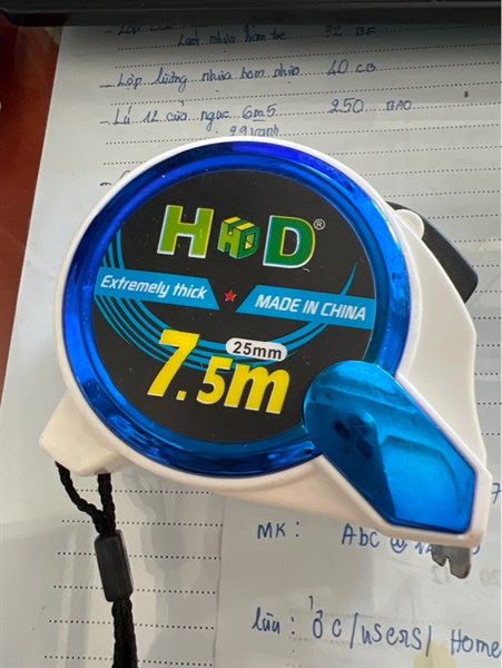 Thước kéo 7m5 có lỗ ban