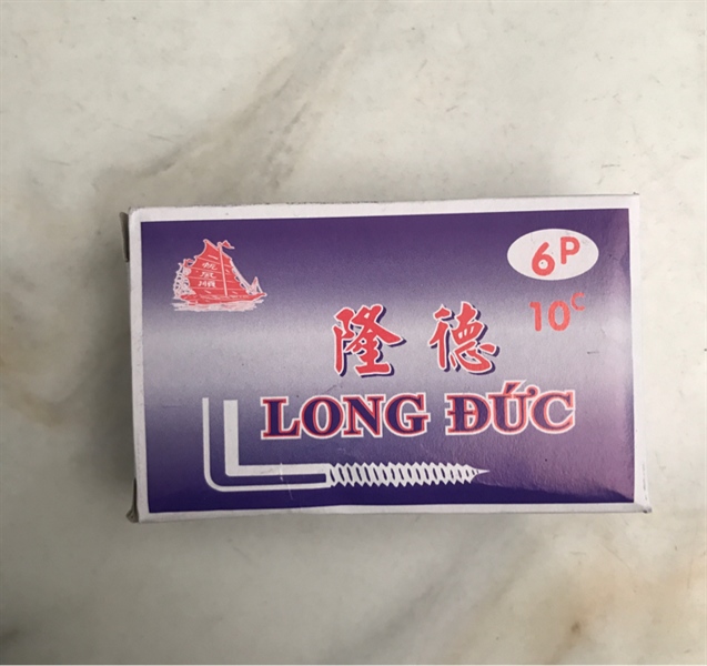 Móc chữ L 6P long đức