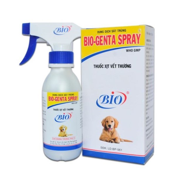 BIO GENTASPRAY sát trùng vết thương