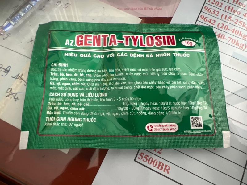 VA GENTA-TYLOSIN 10G