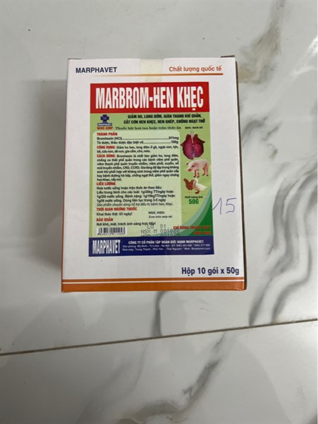 MAR- Marbrom - Hen Khẹc 50g