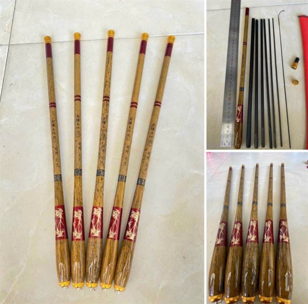 Cần rút 30cm Trúc Vàng 2m4
