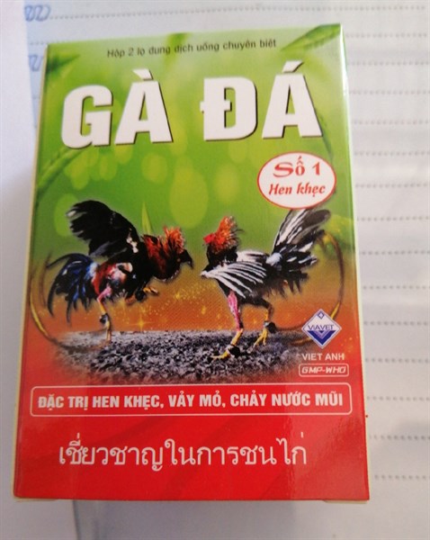 Gà đá 10ml cặp kháng sinh