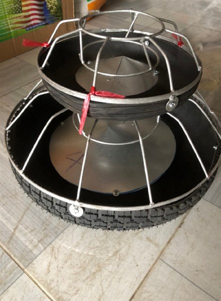 Máng bánh xe 12 lỗ nhỏ