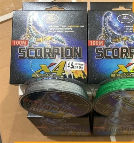 Dây cước SCORPION 100m 3.4.5mm