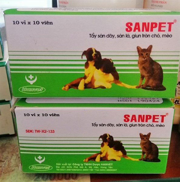 SANPET sổ lãi viên chó mèo