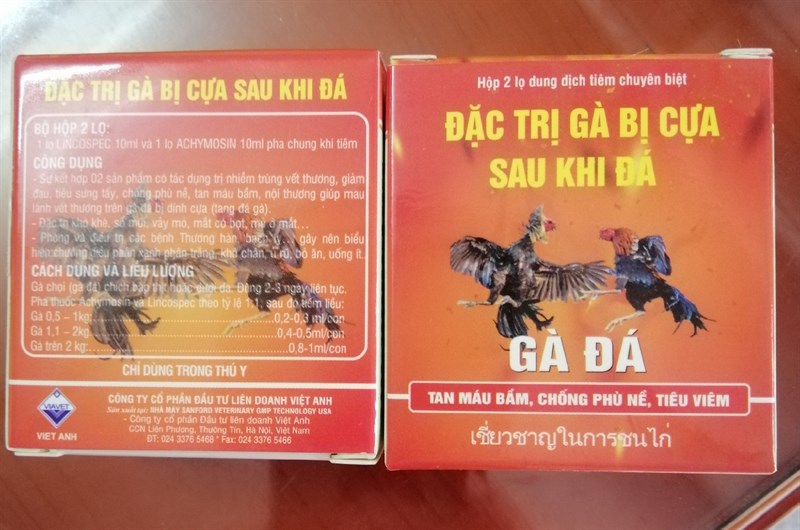 Đặc trị gà bị cựa sau khi đá