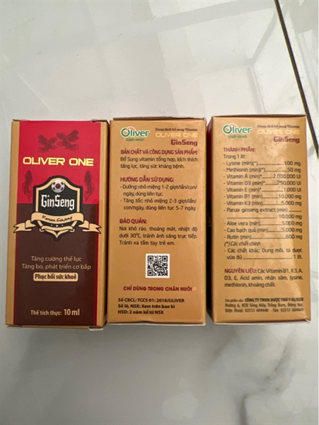 OLIVER ONE tăng bo,cơ bắp 10ml
