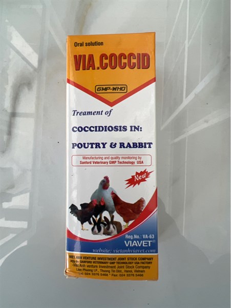 VIA COCCID (100ml) Cầu trùng