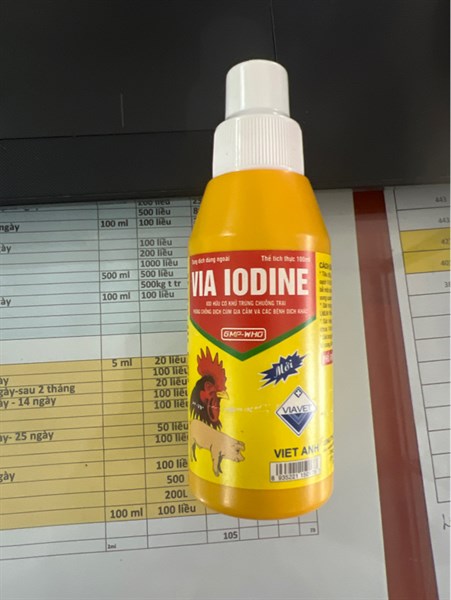 VIA IODINE khử trùng chuồng 100ml