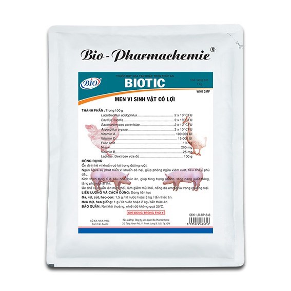 BIO BIOTIC 100G men, tăng trong, tiêu chảy