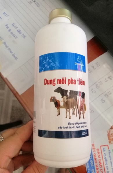Dung môi pha tiêm 500ml ( sinh lý mặng)