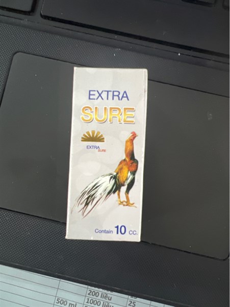 Thái EXTRA SURE Khò khè, sưng mặt, gà bị cựa sau đá giup mau tang máu bầm,Ga tre 1ml, ga nồi 3ml
