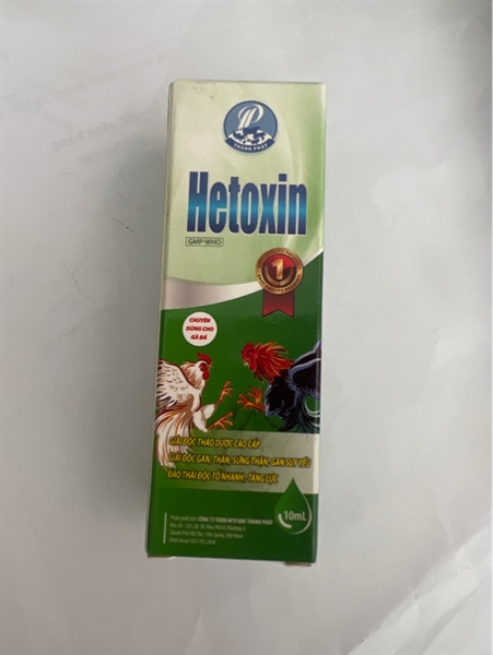 TP-Hetoxin 10ml giải độc gan, tăng đề kháng