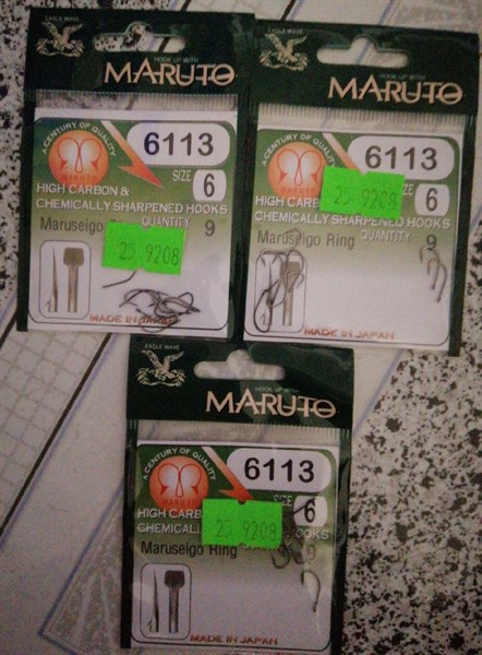LƯỠI CÂU MARUTO 2,4,6,7,8,10