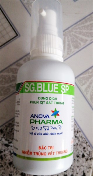 SG. BLUE SP xịt sát trùng vết thương 100ml