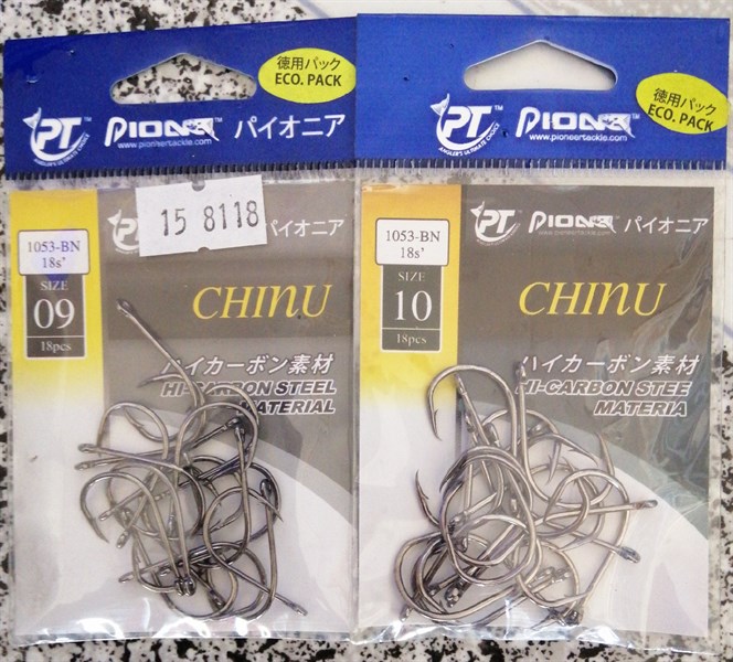 LƯỠI CÂU CHINU PIONO 18 l Số 1,3,4,6,8,10