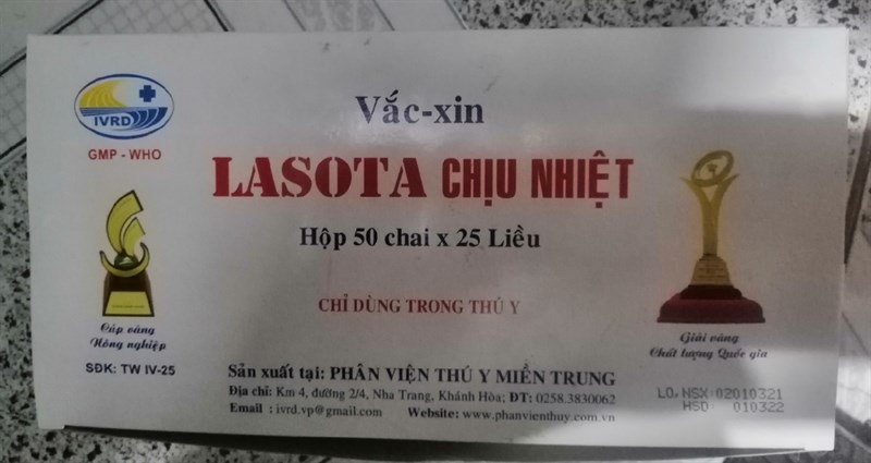 LASOTA mtr chịu nhiệt 20 liều