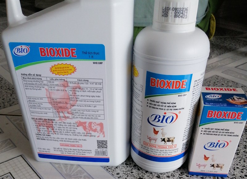 BIO-XIDE sát trùng chuồng trại