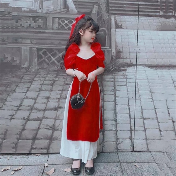 SET ÁO DÀI TAY PHỒNG