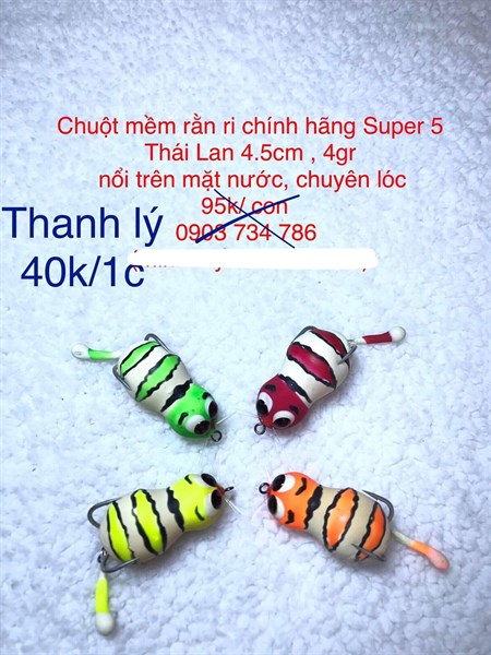 Chuột mềm rằn ri Super5 Thái