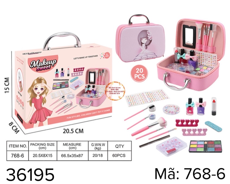 768-6 HỘP TRANG ĐIỂM MÓNG TAY