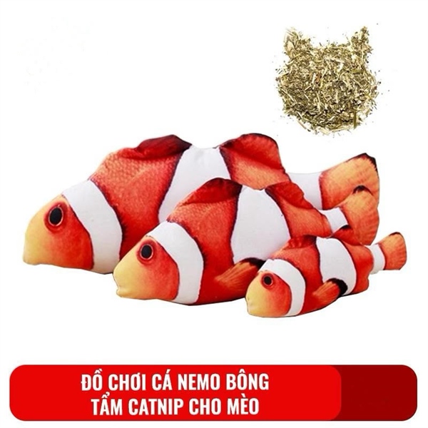 Cá Nemo bông tẩm catnip- Lớn