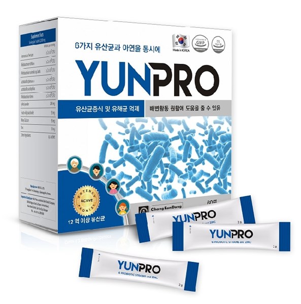 Men vi sinh YUNPRO hop 6x10 goi DHG