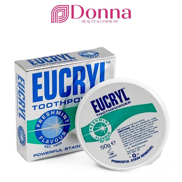 Bột tẩy trắng răng Eucryl toothpowder 50g