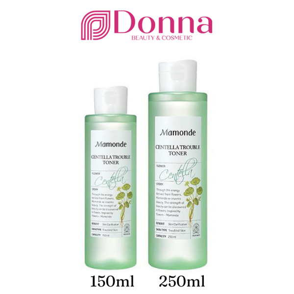 Nước hoa hồng rau má Mamonde Centella Trouble Toner