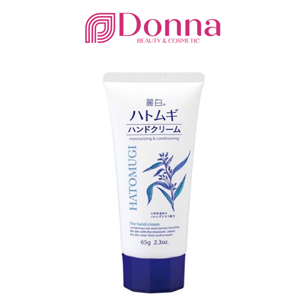 Kem Dưỡng Da Tay Mềm Mịn Hatomugi Moisturizing & Conditioning The Hand Cream 65g