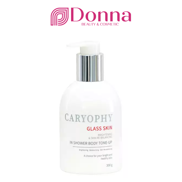 Kem dưỡng trắng body Caryophy Glass Skin In Shower Body Tone Up Cream