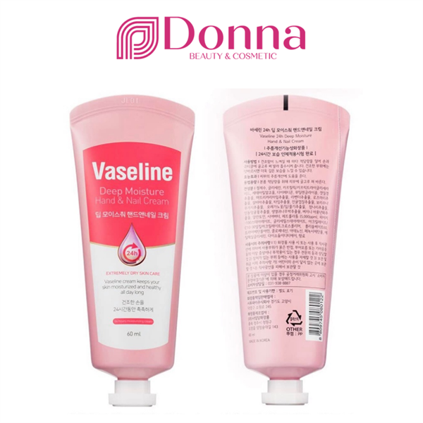 Kem dưỡng da tay vaseline deep moisture hand & nail cream 60ml