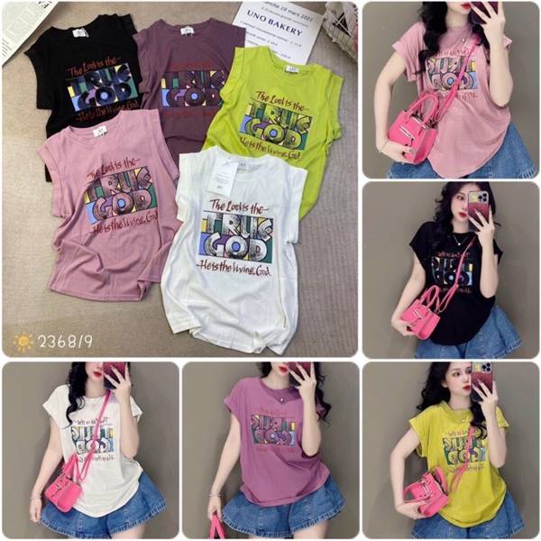 Áo thun giấy tay liền form suông J&Y Freesize