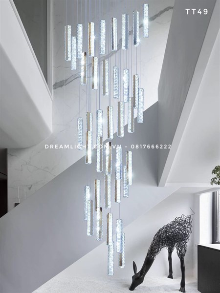 Đèn thả phale dáng dài